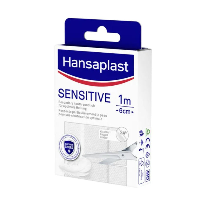 Hansaplast Sensitive Pflaster Hypoallergen 1mx6cm, 1 St. Pflaster