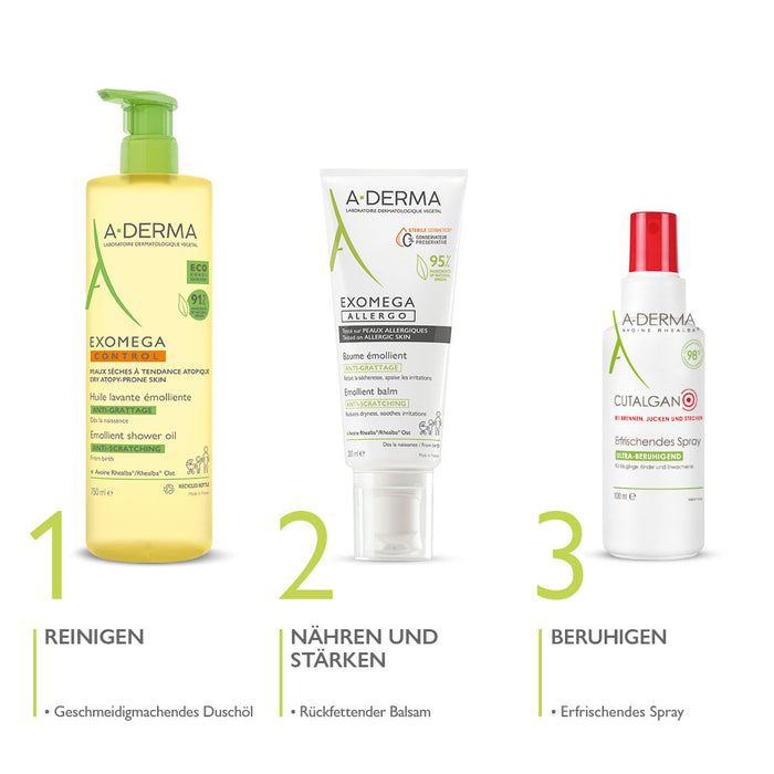 A-DERMA EXOMEGA ALLERGO Balsam rückfettend, 200 g Balm