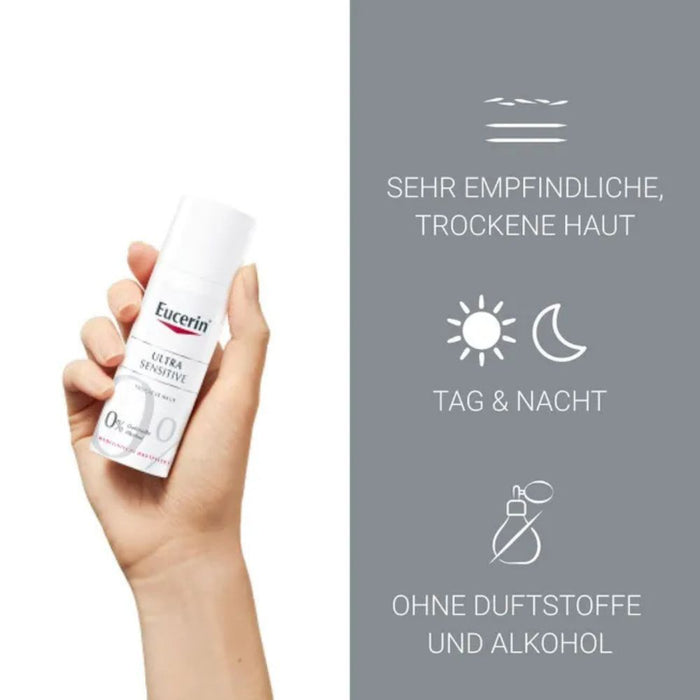 Eucerin Ultra Sensitive beruhigende Pflege für trockene Haut, 50 ml Creme
