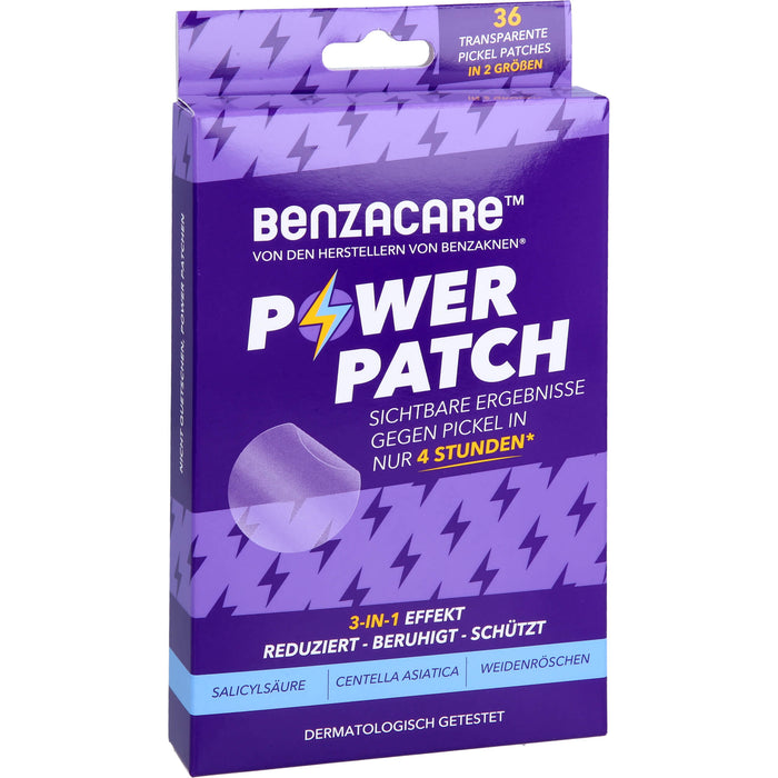 BENZACARE Power Patch gegen Pickel in nur 4 Stunden, 36 pcs. Patch