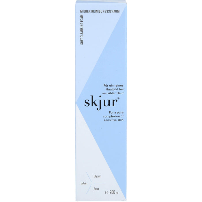 Skjur milder Reinigungsschaum für ein reines Hautbild bei sensibler Haut, 200 ml Lösung