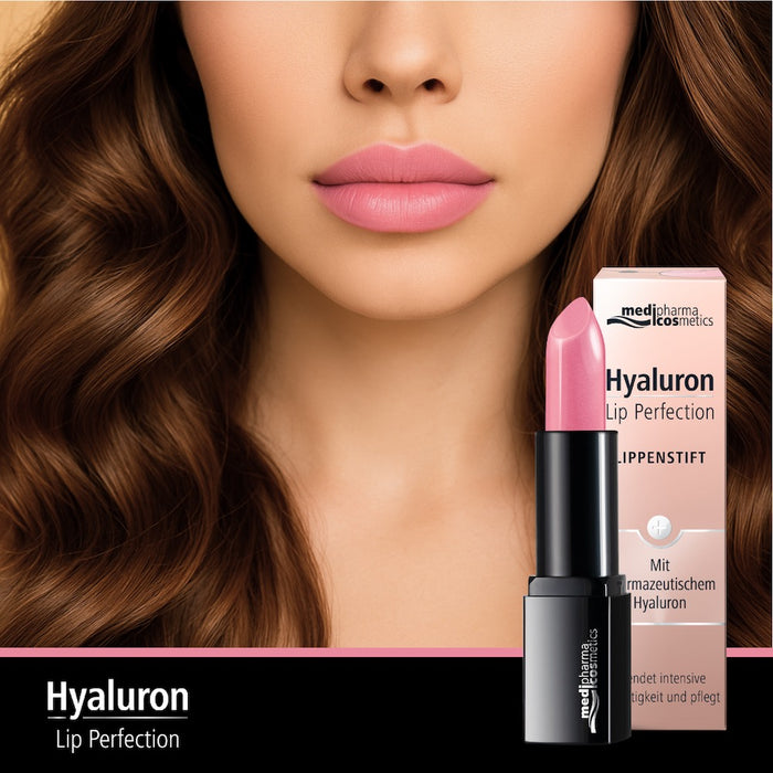 medipharma cosmetics Hyaluron Lip Perfection Lippenstift rose, 4 g Plume