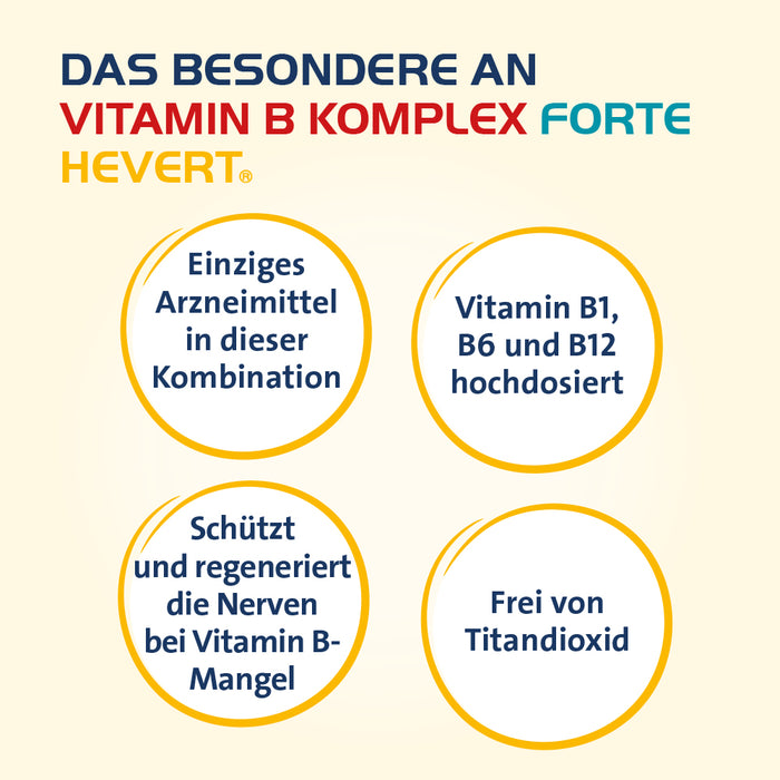 Vitamin B Komplex forte Hevert, 200 pc Tablettes