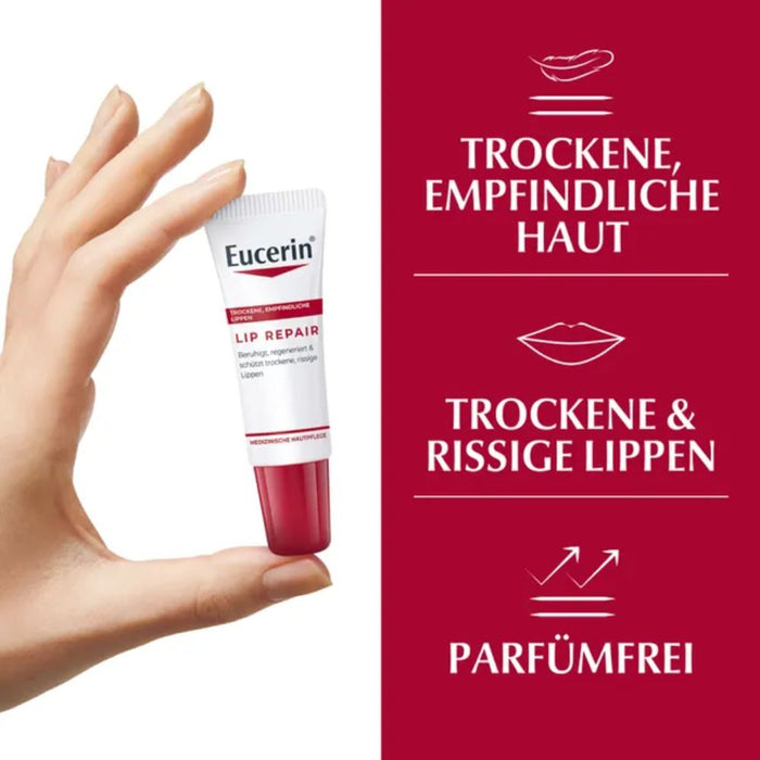 Eucerin pH5 Lip Repair Creme, 10 g Crème