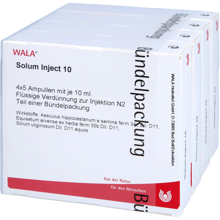 WALA Solum Inject 10 flüssige Verdünnung, 20 pc Ampoules