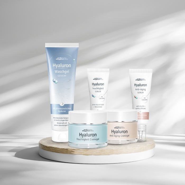 Medipharma Cosmetics Hyaluron Anti-Aging Cremegel wirkt aufpolsternd und reduziert Falten, 50 ml Gel