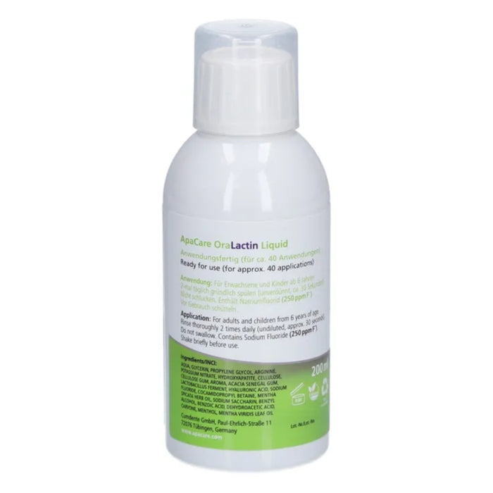 ApaCare Liquid Zahnspülung, 200 ml Solution