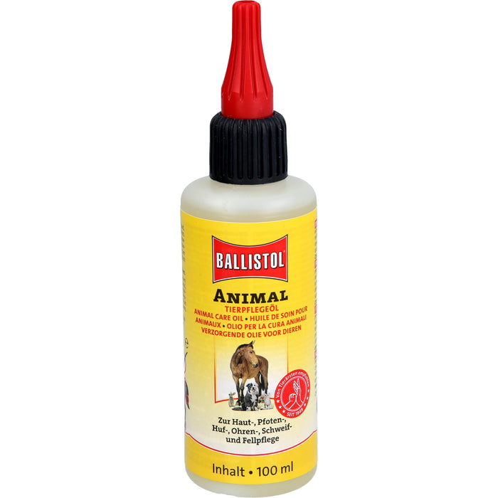 BALLISTOL Animal Tierpflegeöl zur Haut-, Pfoten-, Ohren- und Fellpflege, 100 ml Lösung