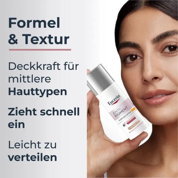 Eucerin Anti-Pigment getönte Tagespflege LSF 30 mittel, 50 ml Creme
