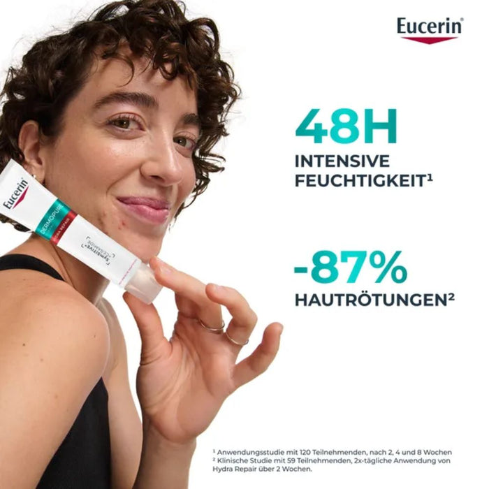 Eucerin Dermopure Hydra Repair Feuchtigkeitspflege für zu Akne neigende Haut, 40 ml Cream
