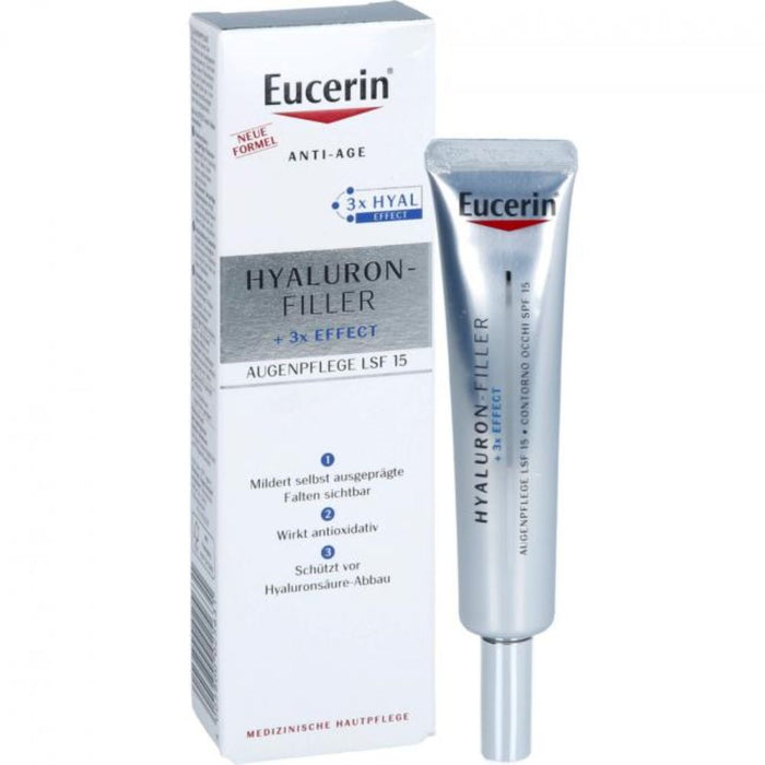 Eucerin Anti-Age Hyaluron-Filler Augenpflege LSF 15, 15 ml Ointment