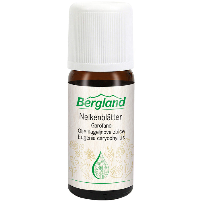 Bergland Nelkenblätter-Öl zur Aromatisierung für Duftlampe und Duftstein, 10 ml Öl