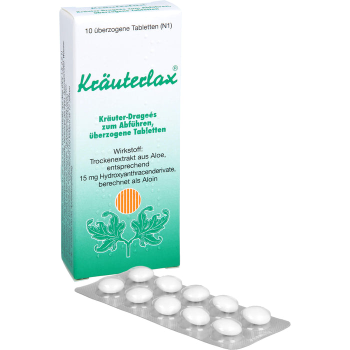 Kräuterlax Kräuter-Dragées zum Abführen, 10 pcs. Tablets