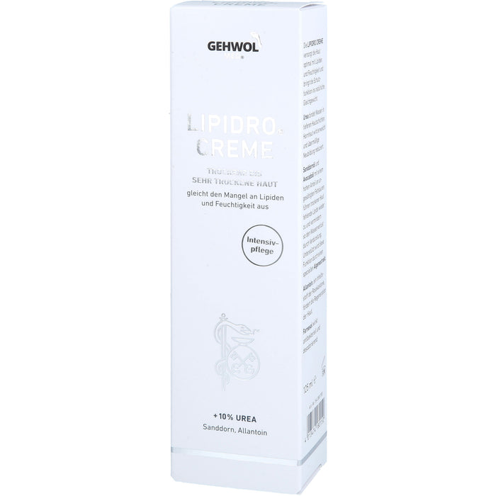 GEHWOL med Lipidro Creme für trockene bis sehr trockene Haut, 125 ml Cream