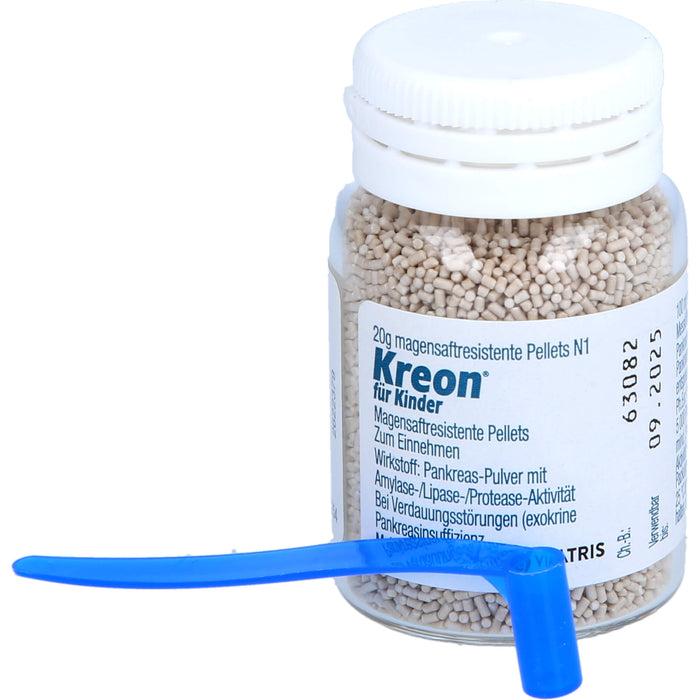 Kreon  für Kinder, Magensaftresistente Pellets, 20 g Poudre