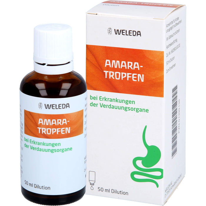 WELEDA Amara Tropfen bei Erkrankungen der Verdauungsorgane, 50 ml Solution