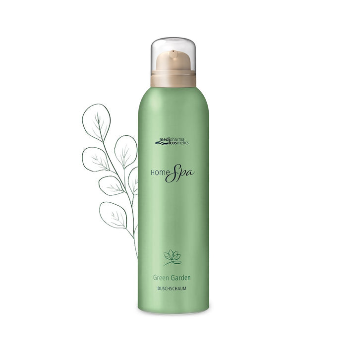 Medipharma Cosmetics Home Spa Green Garden Duschschaum, 200 ml Schaum