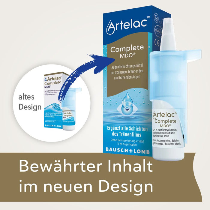 Artelac Complete MDO Augentropfen, 10 ml Solution