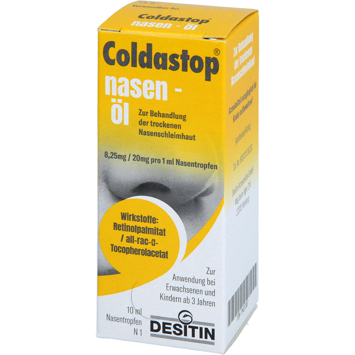 Coldastop Nasen-Öl bei trockener Nasenschleimhaut, 10 ml Oil