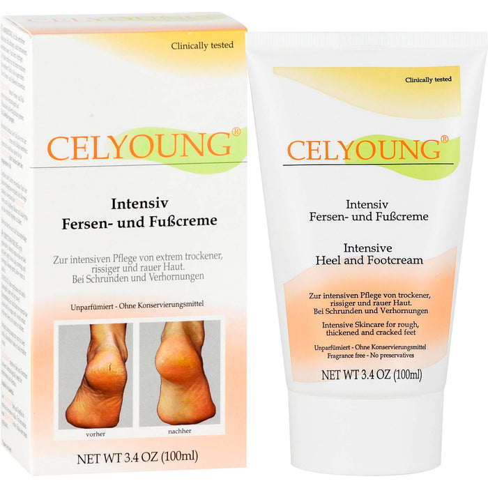 CELYOUNG Intensiv Fersen u. Fußcreme, 100 ml Crème