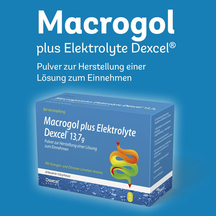 Macrogol Dexcel plus Elektrolyte bei Verstopfung, 50 St. Beutel