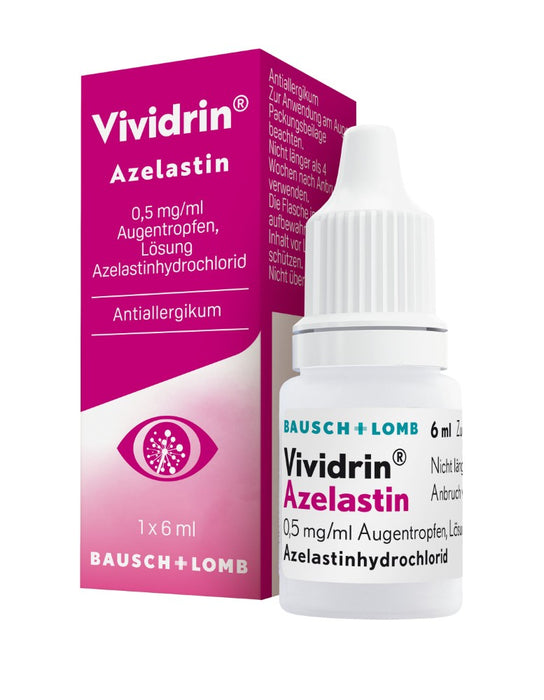 Vividrin Azelastin Augentropfen, 6 ml Lösung
