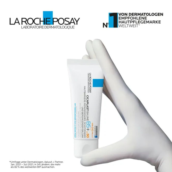 La Roche-Posay Cicaplast Baume B5+ LSF 50 hautberuhigender und regenerierender Balsam, 40 ml Baume