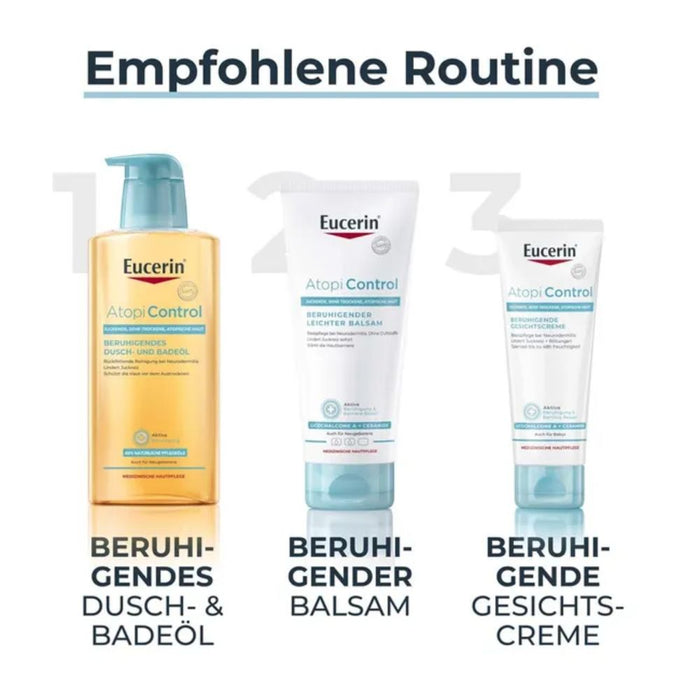 Eucerin AtopiControl Gesichtscreme lindert Juckreiz & Rötungen, 50 ml Creme