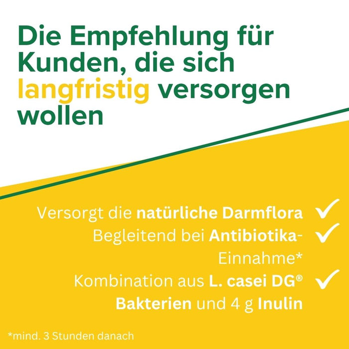 Enterolactis Duo - natürliche Versorgung der Darmflora und des Darmmikrobioms mit L. Casei DG & Inulin - laktosefrei & glutenfrei, 20 pc Sachets
