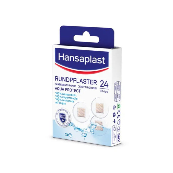Hansaplast Aqua Protect Rundpflaster 100% wasserdicht, 24 pc Pansement