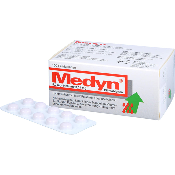 Medyn  8,0 mg/0,20 mg/0,01 mg, Filmtabletten, 100 pcs. Tablets