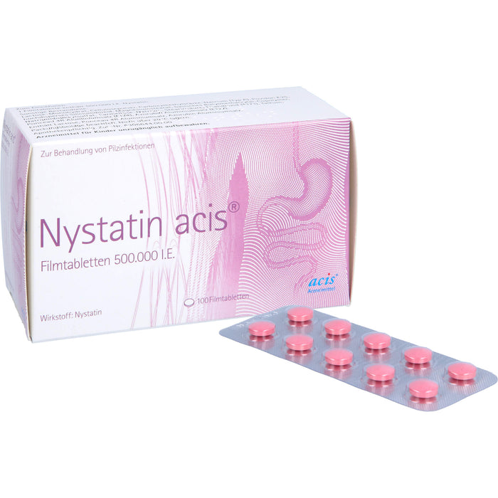 Nystatin acis  Filmtabletten, 100 pcs. Tablets