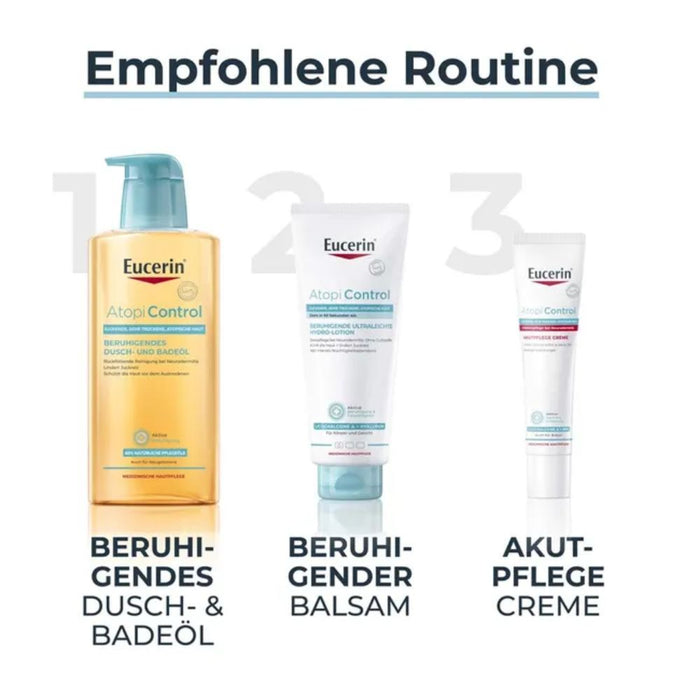 Eucerin AtopiControl Akutpflege Creme lindert Juckreiz, 40 ml Cream