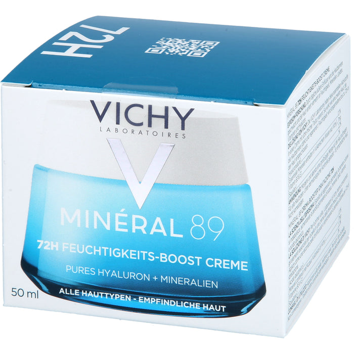 VICHY Minéral 89 72H Feuchtigkeits-Boost-Creme mit Duft, 50 ml Crème