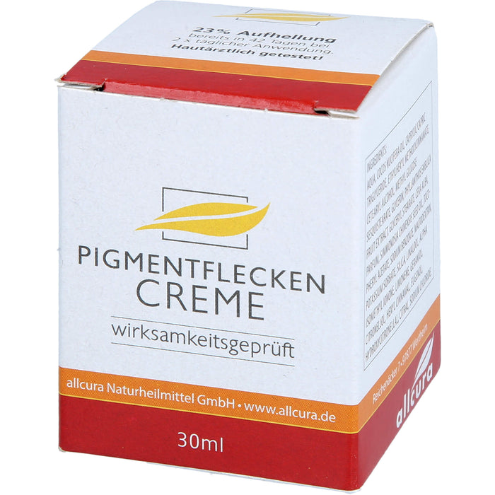 allcura Pigmentflecken Creme, 30 ml Crème