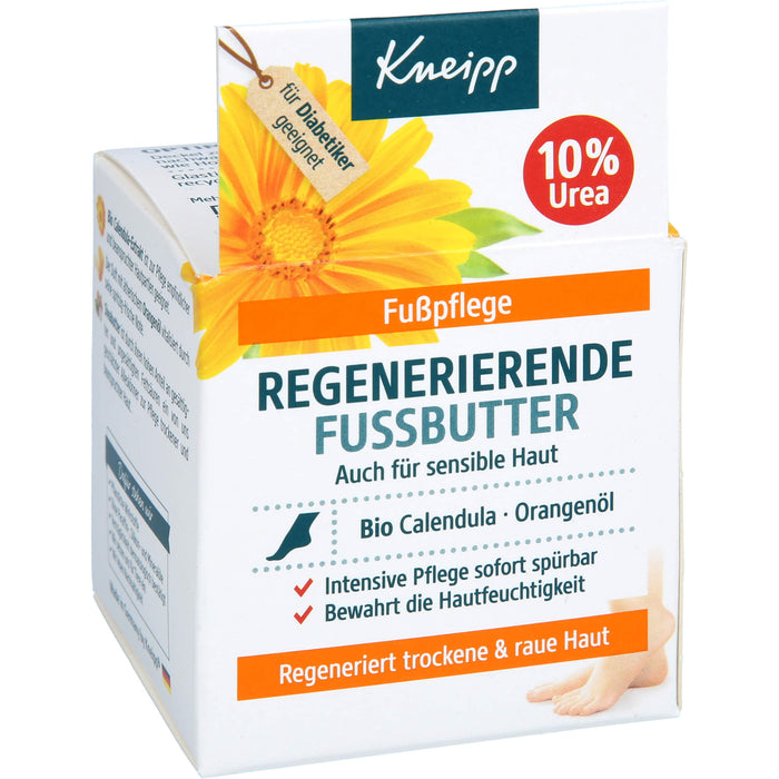 Kneipp regenerierende Fußpflege für trockene und raue Haut, 100 ml Crème