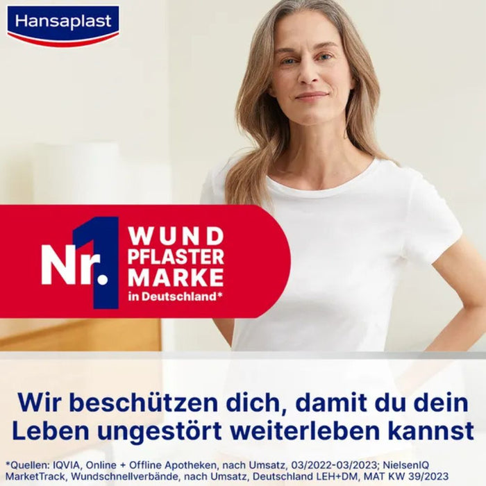 Hansaplast Wundverband Ultra Sensitive 5 x 7,2 cm XL für sehr empfindliche Haut, 5 pc Pansement