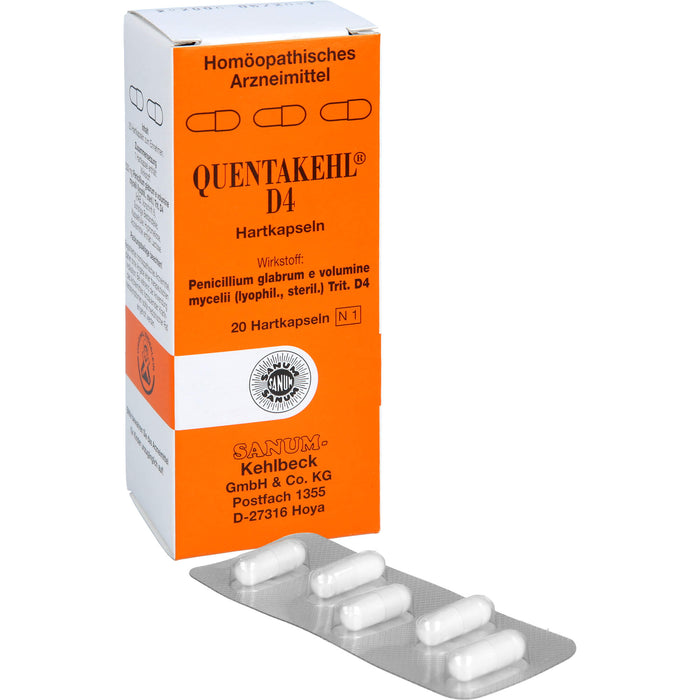 SANUM-KEHLBECK Quentakehl D4 Hartkapseln, 20 pcs. Capsules