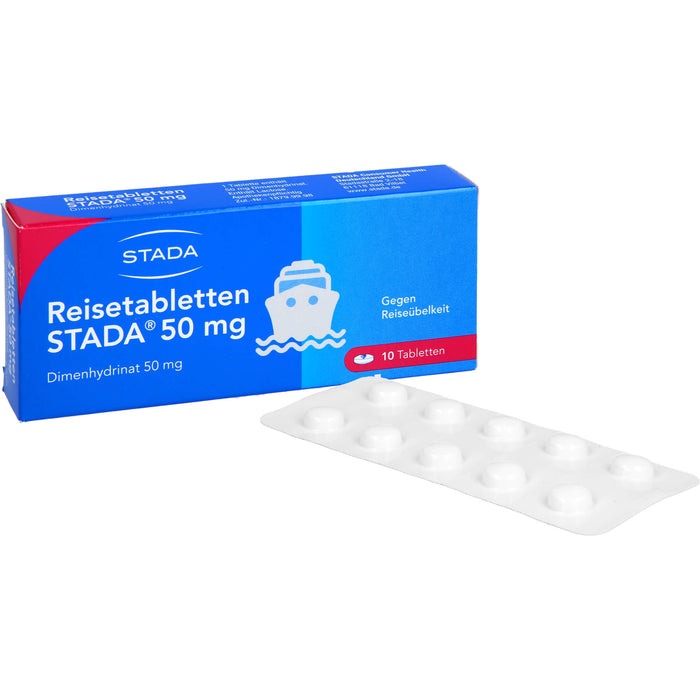 Reisetabletten STADA  50 mg, 10 pc Tablettes