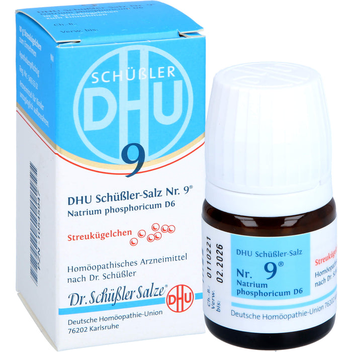 DHU Schüßler-Salz Nr. 9 Natrium phosphoricum D 6, 10 g Globuli