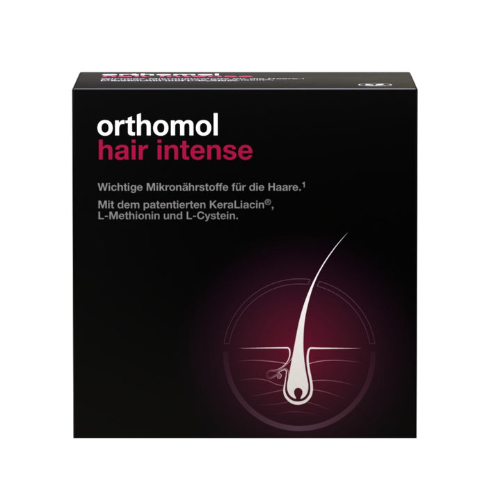 Orthomol Hair Intense - Mikronährstoffe für schönes Haar - mit Biotin, Kupfer und Zink, 90 St. Tagesportionen