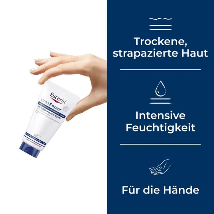 Eucerin UreaRepair plus Handcreme 5 %, 75 ml Crème