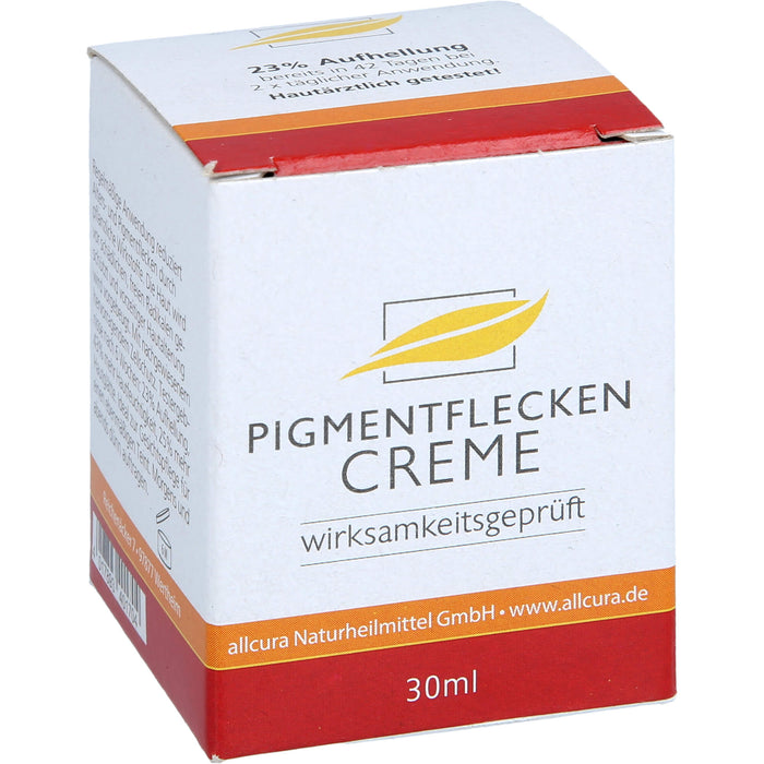 allcura Pigmentflecken Creme, 30 ml Crème