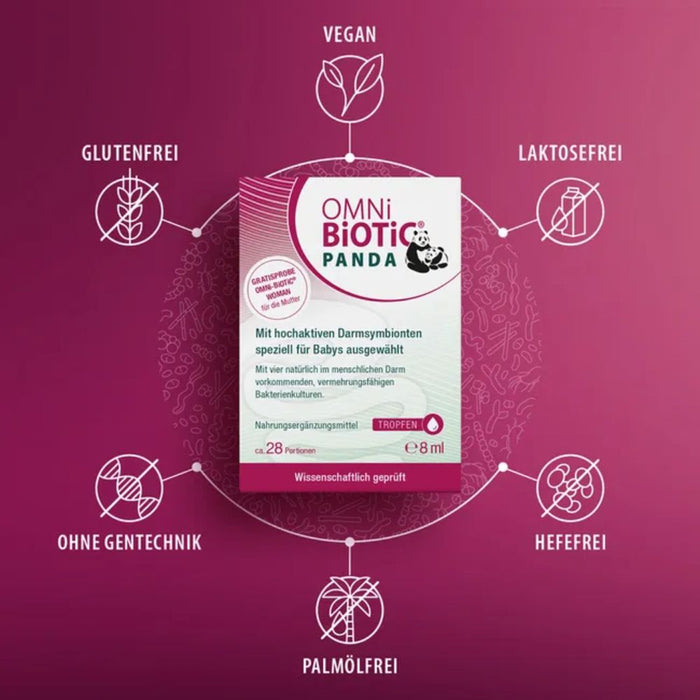 Omni Biotic Panda Tropfen, speziell für Babys entwickelt, 8 ml Oil