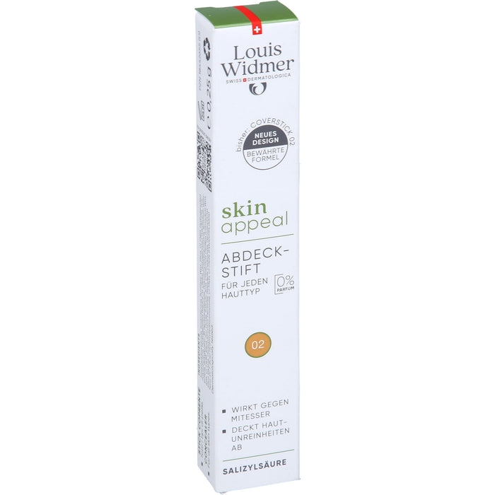 WIDMER skinappeal Abdeckstift 02 unparfümiert, 1 St. Stift