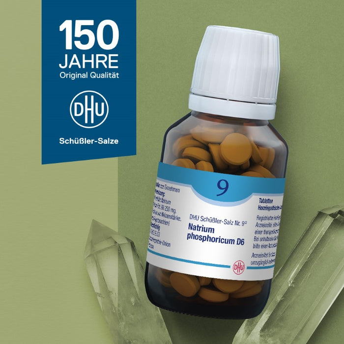 DHU Schüßler-Salz Nr. 9 Natrium phosphoricum D6, 200 pc Tablettes