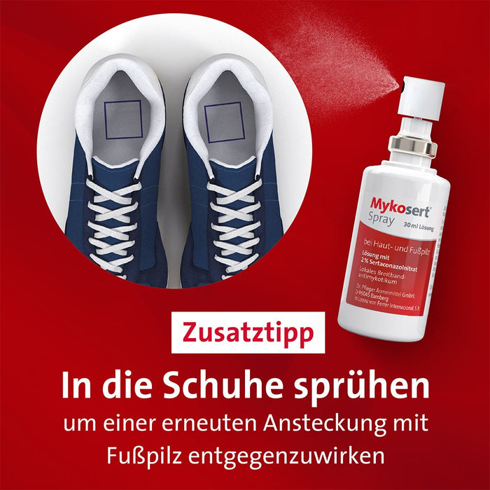 Mykosert Spray Haut&fuss, 2X30 ml LOE