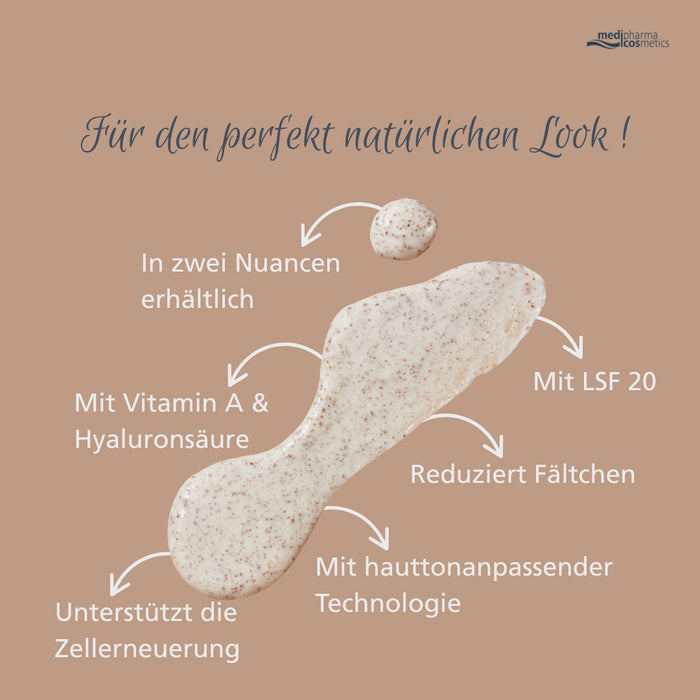 Hyaluron Nude Perfection Fluid getönt mittl HT L20, 50 ml Crème