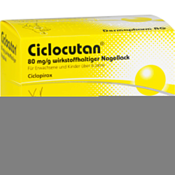 Ciclocutan 80 mg/g wirkstoffhaltiger Nagellack, 3 g Wirkstoffhaltiger Nagellack