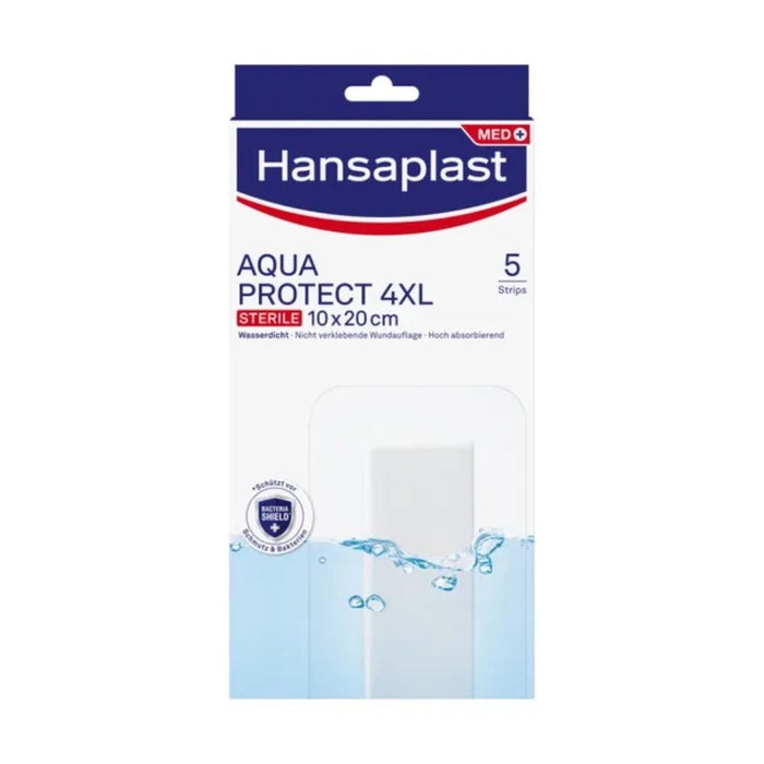 Hansaplast Aqua Protect 4XL Wundpflaster 10 x 20 cm, 5 St. Pflaster
